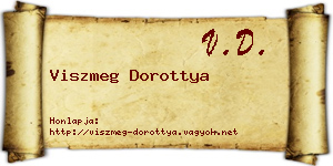 Viszmeg Dorottya névjegykártya