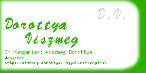 dorottya viszmeg business card